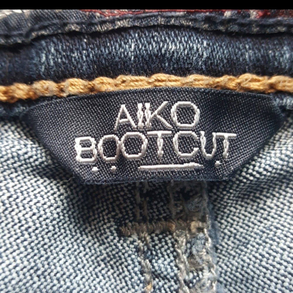 Silver boot cut jeans